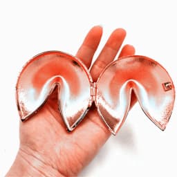 Zamak Lucky Box Fortune Cookie Trinket Box Metal Alloy Jewelry Box Wedding Favors Gifts Box Souvenir Corporation Gift Free