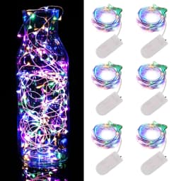 Waterproof Fairy Light Mini CR2032 Battery Powered Copper Wire String Lamps Garland Christmas Party Lighting Decoration