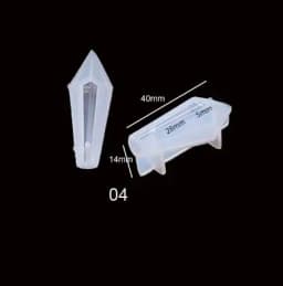 Quartz Shard Crystal Silicone Mold Point Mould Epoxy Resin UV Resin Craft Supplies UV Resin Epoxy Mold DIY Jewelry Pendant