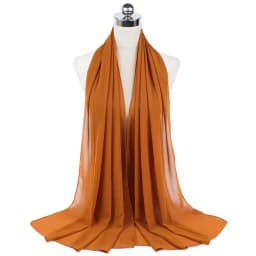 New Premium Plain Chiffon Scarf Muslim Hijab Instant Shawl Soft Ball Bubble Chiffon Head Wraps Islamic Lady Women Hijabs