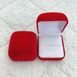 Bulk Engagement Ring Packaging Box Velvet Valentine's Day Gift Wedding Ring Showcase Organizer Jewelry Stud Earrings Storage Box
