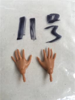 New Original Replacement Doll Hands Monstering High Doll Toy Parts Black Gray Yellow Blue Fishman Doll Hands DIY Toy Accessories