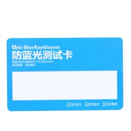 10Set Anti-Blue Light Test Card Blue Light Generator Test Light Glasses Lens UV Test Accessory Blue Light Detection Kit Reusable