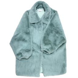 Lautaro Winter Long Oversized Warm Soft Fluffy Faux Fur Coat Women Drop Shoulder Long Sleeve Casual Loose Korean Fashion 2021