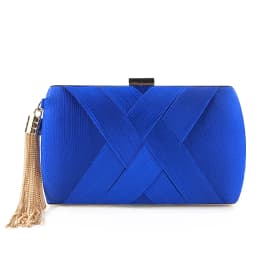 New Wallet Stylish Multi-Color Dinner Bag Evening Luxury Women Bridal Party Prom Golden Tassel Wedding Clutch Purse Silk Handbag