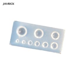 Oval Round Gem Nail Art Molds for Manicure Patch Mobile Phone Decoration Patch Resin Nail Art Casting Molds Charming