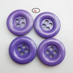 NBNNEG 30Pcs Multicolors 18MM Round Buttons Resin Decorative Scrapbooking Botoes Tailor Garment Sewing Accessory