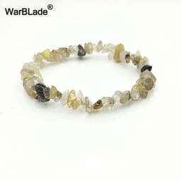 Natural Gem Stone Bracelet Amethyst Irregular Stretch Chip beads Nuggets Quartz Bracelets Bangles Crystal Wristband For Women