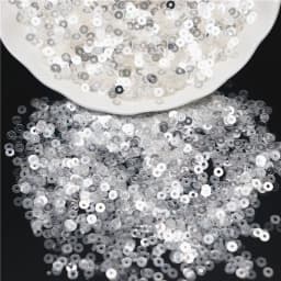 3mm 4mm 5mm 6mm Transparent Crystal Sequin Cup Flat Round PVC Loose Sequins for Diy Handmade Sewing Accessories 10g