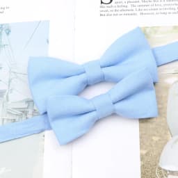 New Light Color Parent-Child Bow Tie Cotton Kids Men Casual Butterfly Cravat White Blue Pink Bowtie Wedding Dinner Accessory