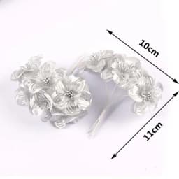 2 Bouquet Mini Golden/Silver Artificial Plant Flowers Christmas Wedding Cake Gift Box DIY Wreath Deco Supplies cp3091
