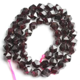 6-12mm Natural Garnet Agates Quartz Tiger Eye Howlite Opal Stone Beads Faceted Loose Beads For DIY Jewelry Making Bracelet