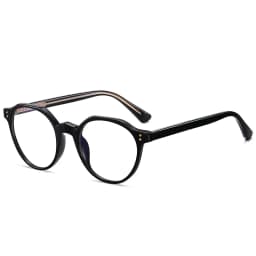 2022 Trending Blue Light Blocking Men's Retro Glasses TR90 Anti Radiation Eyeglasses Women Round Transparent Fashion Eyewear