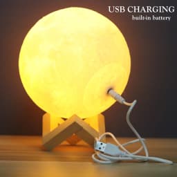 Customized Photo/Text Moon Lamp personalized Rechargeable Night Light Holiday valentine mother's day Kids friends gift
