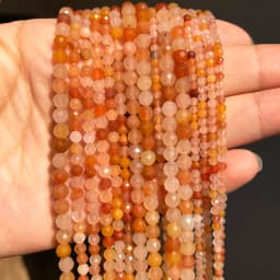 2 3 4mm Faceted Lapis Lazuli Gem Beads Natural Loose Stone Beads for Jewelry Making DIY Bracelet Earrings Accessories 15''Inches