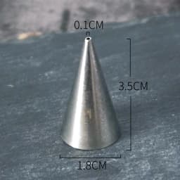 #00~12 Round Dot Piping Nozzles Pastry Icing Tips Fondant Cup Cake Chocolate Baking Decorating Tools Stainless Steel