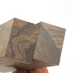 1 piece DIY knife handle material Persimmon wood Ziricote, Ciricote (Cordia Dodecandra) Mexican Ebony Knife handle material