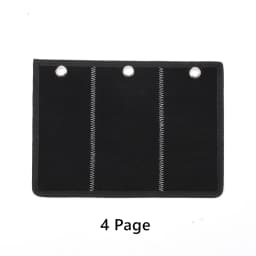 Embroidery Patch Collection Display Book with Detachable Metal Buckle PVC Armband Finishing Storage Hanging Bag for Posters