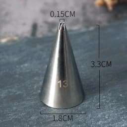 #13-22 Open Star Icing Nozzle Stainless Steel Small Size Piping Tip Cake Decorating Tips Royal Icing Pastry Tip Tools Bakeware