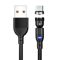 540 Rotate Magnetic Cable Fast Charging Mobile Phone USB C Cable For iPhone 12 Pro MAX Samsung Xiaomi Huawei P50 Magnetic Cable
