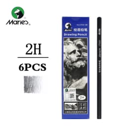 Maries Professional Sketch Pencil Drawing HB 2H B 2B 3B 4B 5B 6B 7B 8B 10B 12B 14B Soft Medium Hard Charcoal Art Stationery