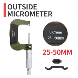 External Micrometer Set Outside Micrometer Micro Meter Mechanical Micrometers Measuring Tools Micrometric Gauges For Measurement