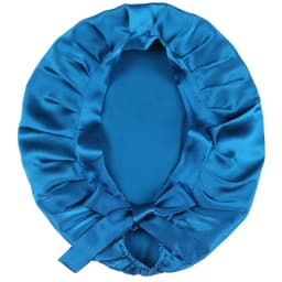 SuyaDream 100% Mulberry Silk Sleep Cap for Women Hair Care Natural 19 Momme Silk Night Bonnet with Adjustable Ribbons