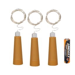 10PCS 2M 20LED Wine Bottle Cork String Light AAA Powered Copper Wire Bottle Stopper Garland Light DIY Wedding Party Light