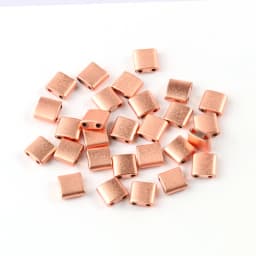 Natural Stone Dull Polish Matte Two Hole Hematite Stone Mineral Loose Spacer Beads For Jewelry Making Diy Bracelet Earrings Tila