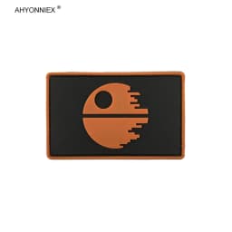 AHYONNIEX 1 PC Soft PVC Material Bird Armband Patch Hook And Loop 3D Badge Military Tactical Flag Stickers DIY