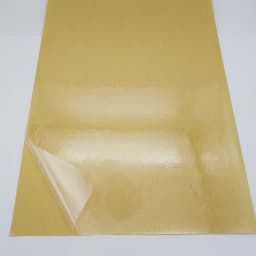 25 Micron THIN A4 Blank Self Adhesive Transparent/Clear PVC Label Sticker Paper for Laser Printer or Used as Lamination Film