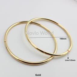 2-10-20 pieces O Big Rings 50mm 75mm 100mm 125mm 137mm for strap ring bags purses handle pants connect handmade alloy metal