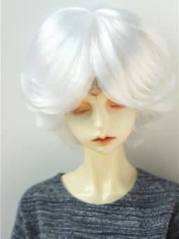 Doll Wigs JD075 1/3 8-9inch 21-23cm Boyish Cupid Curls Synthetic Mohair SD BJD Doll Wigs