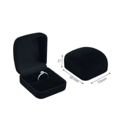 Bulk Engagement Ring Packaging Box Velvet Valentine's Day Gift Wedding Ring Showcase Organizer Jewelry Stud Earrings Storage Box