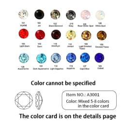 12mm 14mm Crystal Fancy Stone 3D Glitter Pointed Back Round K9 Glass Beads DIY Craft Rhinestones For Jewelry Making Clothes 3001