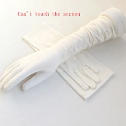 Summer half refers to cycling driving thin long ladies UV protection touch screen cotton sleeve sports fitness gloves B90
