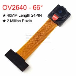 OV2640 Camera Module for ESP32-CAM 2 Million Pixels 66 120 160 Degree Next 850nm Night Vision 24PIN 0.5MM Pitch 2MP 21MM 75MM