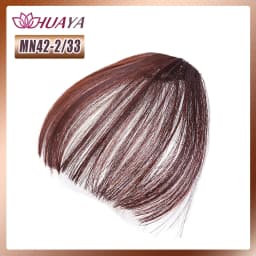 Synthetic Bangs Clip-in Hair Extensions Thick Bangs Hairpieces for Women Daily Heat Resistant Fake Bangs