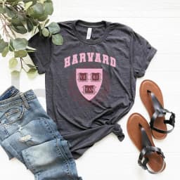 Harvard Legally Blonde Tee What Like It's Hard Funny University Collage T-shirt Tv Show Inspired Kawaii Graphic Tee Harajuku Top