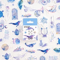46pcs/box Cute Girls' Generation Diary Stickers Scrapbook Journal Decoration Stationery Flakes DIY Material Kawaii Stickers