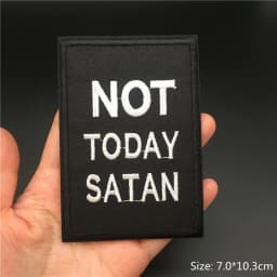 Black Punk Badges Jacket Patch Embroidered Iron Patches For Clothing Sew On Sticker DIY Appliques Decoration Rock Band