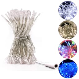10m 20m 100m LED String Light Xmas Outdoor Christmas Lights 12V DC Dimmable Waterproof Fairy Light Wedding Party Holiday Lights