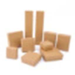 60pcs DIY Kraft Cardboard Gift Packaging Boxes Brown Black Paper Small Soap Box Mini Jewelry Ring Earrings Organizer Carton Box