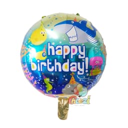 7pcs 18 Inch Birthday Theme Foil Balloons Helium Round Balloon Adult Happy Birthday Party Decoration Kids Baby Shower Globos