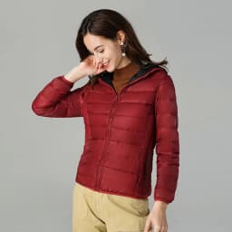 SEDUTMO Winter Double Sided Duck Down Coat Women Casual Short Hooded Puffer Jacket Autumn Thin Parkas ED1339