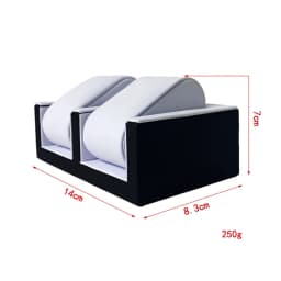 Double Watches Holder Watch Display Stand Bracelet Bangle Organizer Jewelry Pillow for Jewelry Store