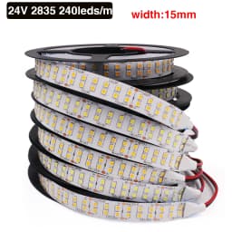 12V 24V Led Strip 5054 2835 5050 60 120 240Leds/m Waterproof Cool/Warm/Natrual White RGB Flexible LED Ribbon Tape Light Lamp 5m