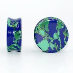 1PAIR Stone Ear Plug Tunnel Ear Piercings Earring Gauges Helix Piercing Ear Stretcher Ear Plugs Body Piercing Jewelry6mm-25mm