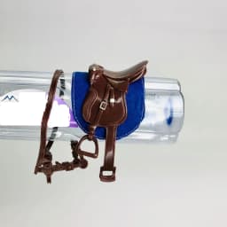 The dollhouse: simulation REINS saddle horse head riding supplies animal props mount model toy dolls
