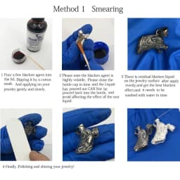 Silver Oxidizer Solution Sterling Silver Oxidize Patina Gel Retro Jewelry Making D0JD